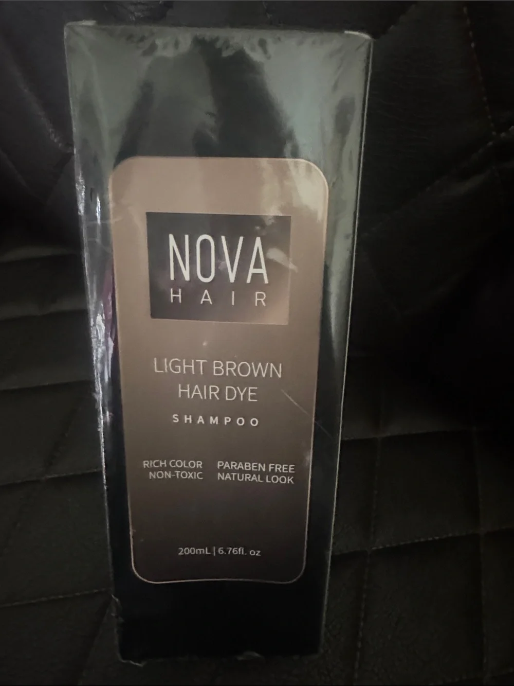 Nova Hair Dye Shampoo Light Brown New The Box Alittle Damage